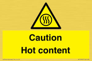 Caution Hot content